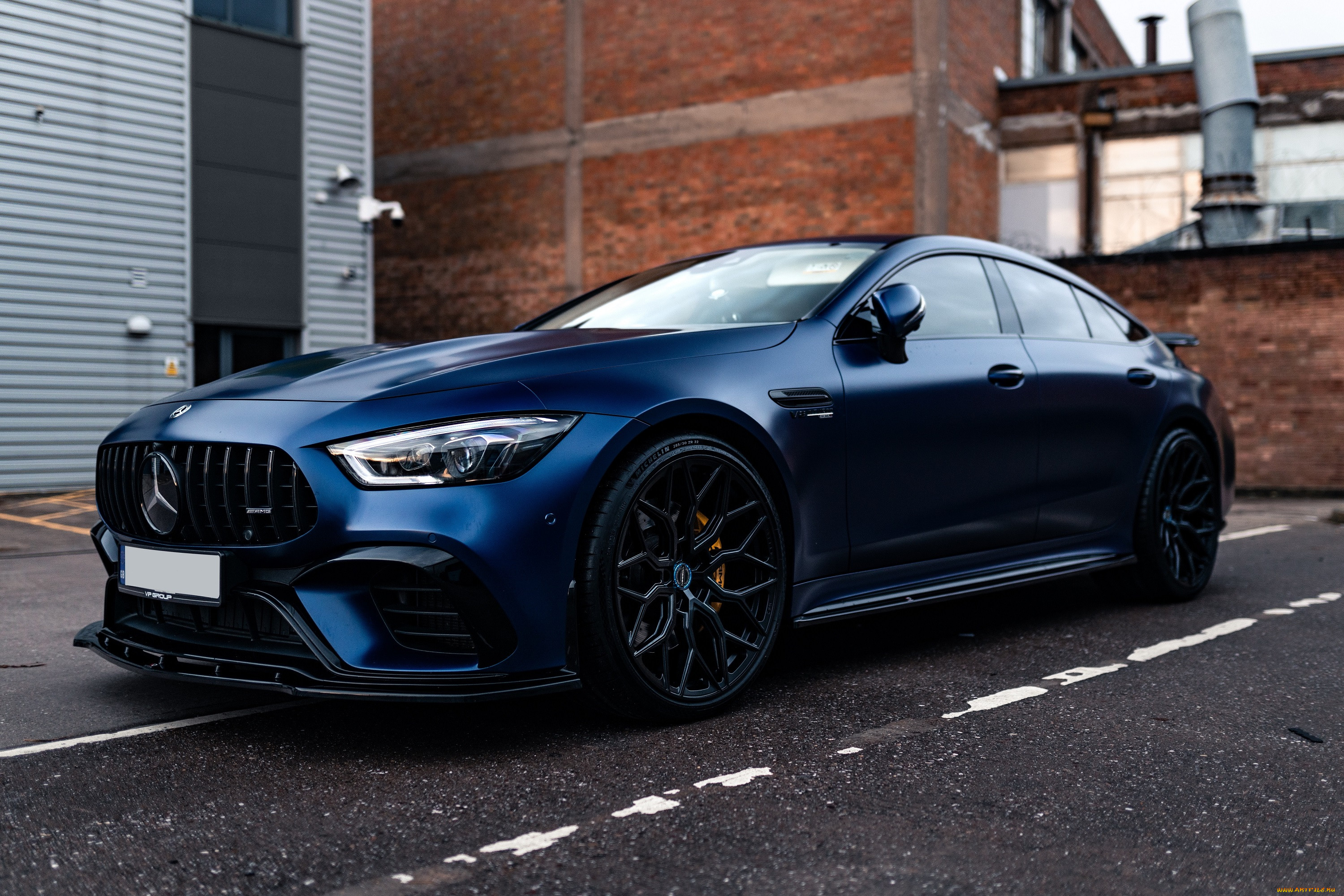 , mercedes-benz, mercedes, blue, amg, vossen, gt